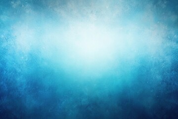 Soft dreamy blue gradient background with noise grain effect texture tilted angle