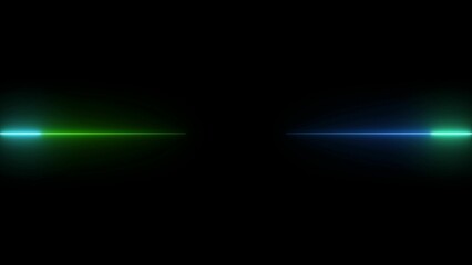 abstract blue light loop
