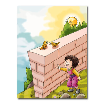 Two little birds kg nursery rhymes