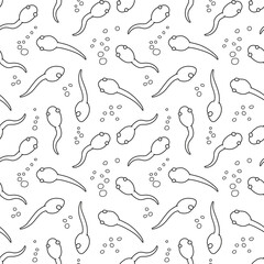 lizard line art , hand draw, seamless pattern for decorating all fashion designs, fabrics, wallpapers and prints. on a white background