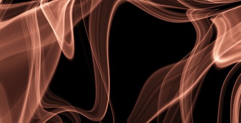 Naklejka premium Abstract orange luxury waves marble liquid texture design silk light backgrounds