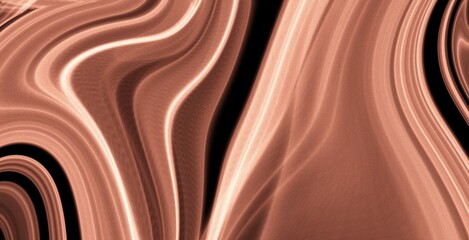 Abstract orange luxury waves marble liquid texture  design silk light backgrounds
