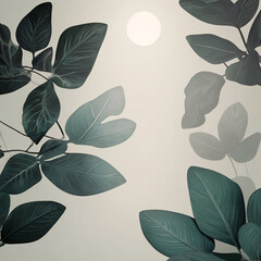 A glowing plant brings nature and light together in serene elegance.