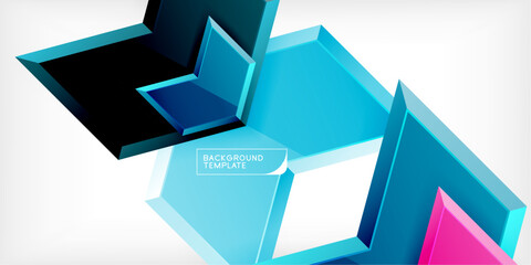 Fototapeta premium Technology dynamic arrow geometric background. Vector Illustration For Wallpaper, Banner, Background, Card, Book Illustration, landing page