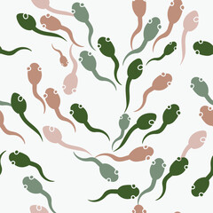 lizard design, seamless pattern for decorating all fashion designs, fabrics, wallpapers and prints. on a light background