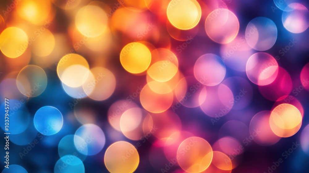 Aufkleber a colorful background with many small circles