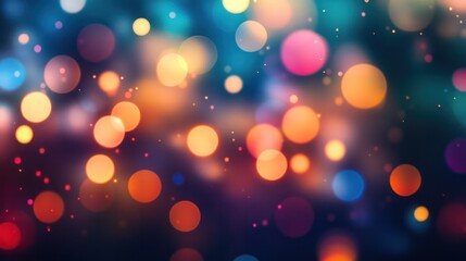 Obraz premium A colorful background with many small circles