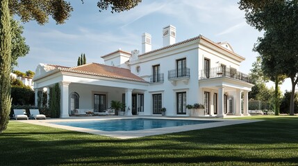 Stunning White Villa in the Algarve, Portugal Surrounded by Scenic Beauty and Coastal Charm