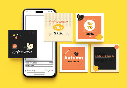 Autumn Sale Social Media Design
