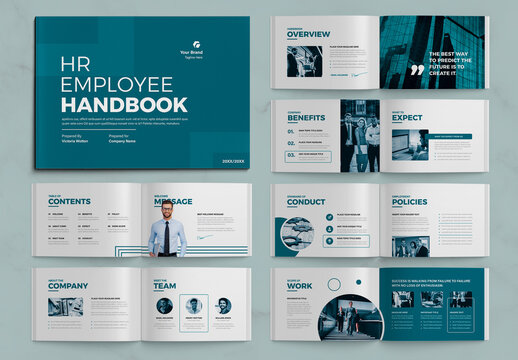 Creative Employee Handbook Layout