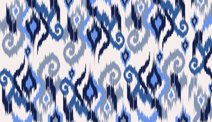 geometric ethnic vintage texture vector art design. textile fashion pattern line ikat seamless pattern and batik fabric texture asian background wallpaper geometry indian. Ethnic abstract ikat art .