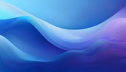 Obraz premium Sophisticated lavenders and blues background waves and ambient light. Smooth Blue Gradient Background with Gentle Grainy Texture for Contemporary Creative Projects. 