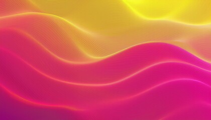 Obraz premium Soft flowing waves of vibrant pink and purple hues a mesmerizing abstract landscape at sunset. Abstract background created by colorful flowing neon surfaces. Futuristic fluid motion wallpaper. 