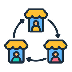 Supplier Relationship Icon