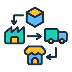 Supply Chain Icon