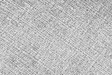 Grunge texture linen fabric. Vector illustration.  monochrome background of rough canvas