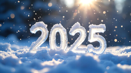 Glacial 2025: Frosty Glass and Icy Numbers for a Chilled Celebration