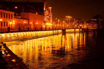 Wrocław nocą