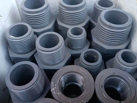 collection of plastic keni pipes for water pipe installations