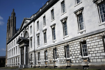 Grounds of the King's College of Our Lady and Saint Nicholas in Cambridge - University of Cambridge - Cambridge - Cambridgeshire - England - UK