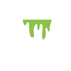 banner dripping green 