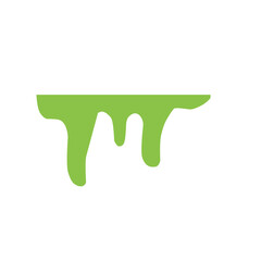 banner dripping green 