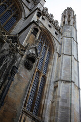 Naklejka premium Grounds of the King's College of Our Lady and Saint Nicholas in Cambridge - University of Cambridge - Cambridge - Cambridgeshire - England - UK