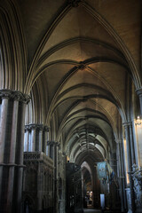Fototapeta premium Inside the Ely Cathedral - The Cathedral Church of the Holy and Undivided Trinity of Ely - Principal church of the Diocese of Ely - Ely - Cambridgeshire - England - UK