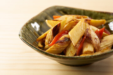 マコモダケ（真菰筍）の料理イメージ