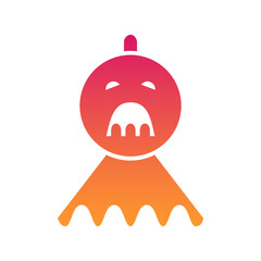 voodoo doll Halloween, horror, Mystery, and Scary Gradient Icon Set