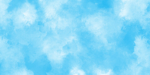 light sky or ocean blue watercolor abstract background, natural cloudy watercolor abstract painting background, Abstract natural and shiny beautiful light blue cloudy sky.	