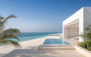 Fototapeta premium Summer vacation home by the sea