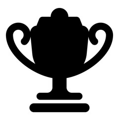 Trophy icon. Winner cup icon