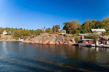 Fototapeta premium Archipelago island, Stockholm archipelago, Stockholm, Sweden, Scandinavia, Europe