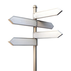 signpost isolated on transparent background