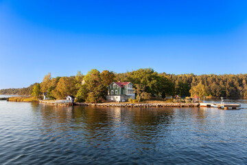 Fototapeta premium Archipelago island, Stockholm archipelago, Stockholm, Sweden, Scandinavia, Europe