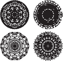 mandala, ornamental, ethnic, tattoo, ornament vectors design 