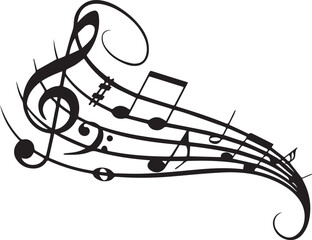 Obraz premium music, musical, sound vectors design 