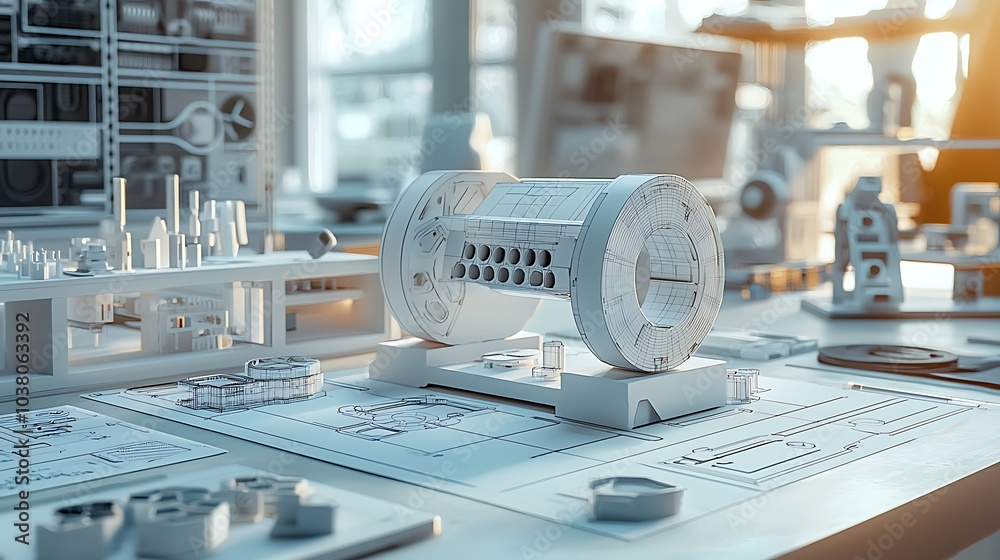 Fototapete Innovative ai-powered platform for product prototyping transforming ideas into reality through advanced technologies and design