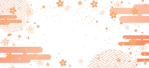 お正月の和風背景