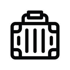 suitcase icon. vector line icon for your website, mobile, presentation, and logo design.