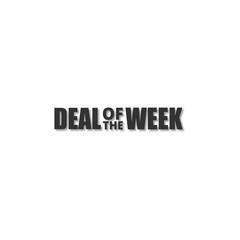 Deal of the week icon isolated on transparent background