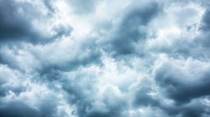 Obraz premium Dramatic High Contrast Sky with Subtle Lighting Effects