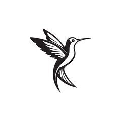 Natural Bird Silhouette Design 