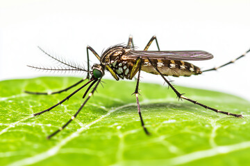 Mosquito on a Leaf