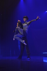 Fototapeta premium Symphony of Balance acrobatic duo 