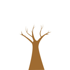 tree branches without leaves vector eps illustration