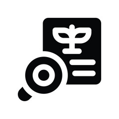 prescribe icon. vector glyph icon for your website, mobile, presentation, and logo design.