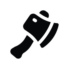 axe icon. vector glyph icon for your website, mobile, presentation, and logo design.