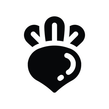 recommend clip art: beetroot icon. vector glyph icon for your website, mobile, presentation, and logo design.